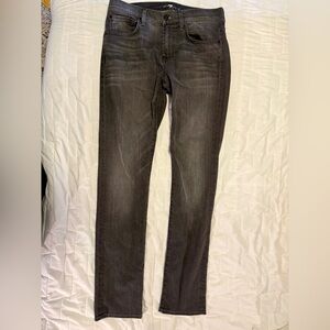 Men’s 7 For All Mankind Airweft Paxtyn Grey Distressed Jeans Size 31 GUC